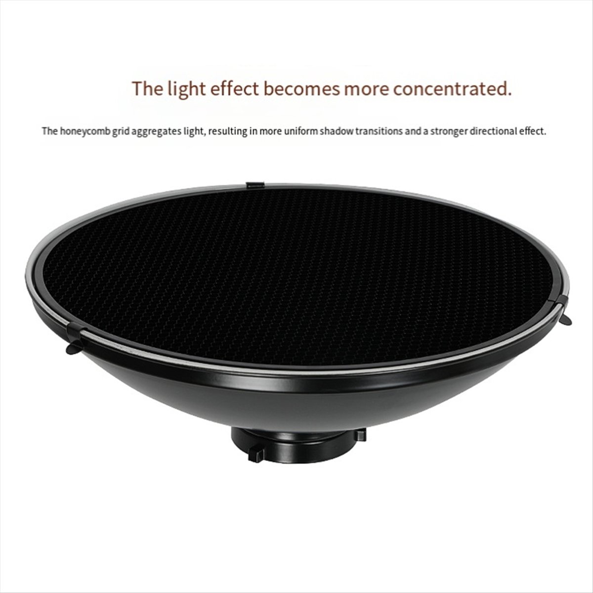 Photography Lighting Portrait - N05R 30cm Beauty Dish Reflector Honeycomb