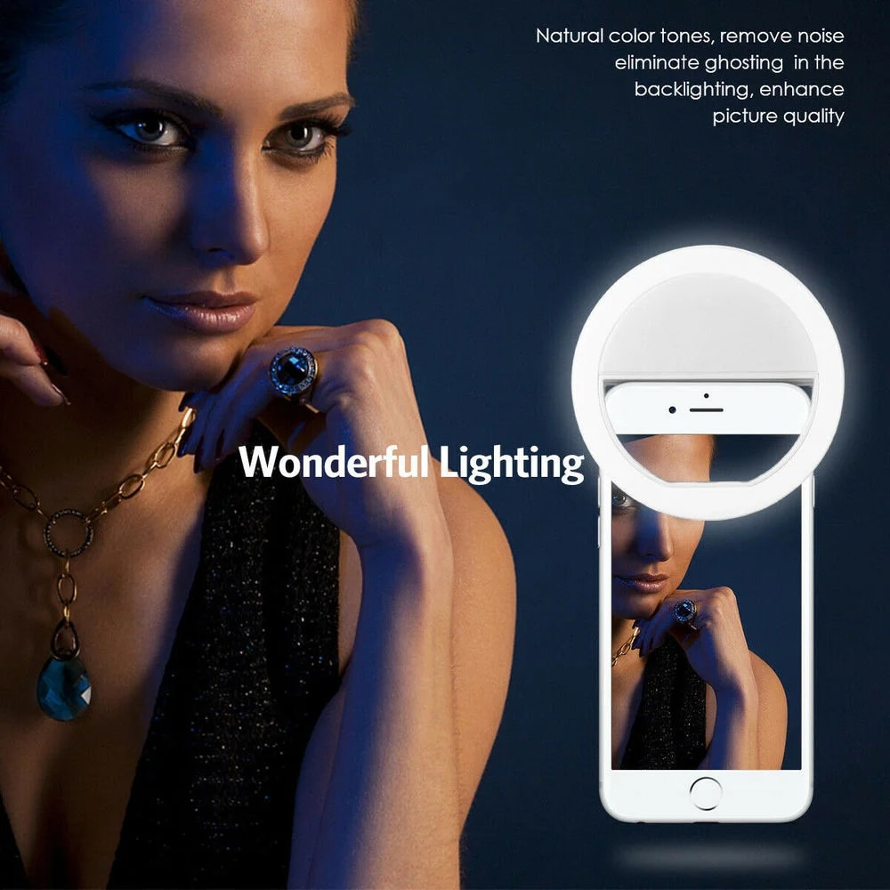 LED Selfie Fill Light USB Char - Photography Lighting Equipment ulasan dan harga