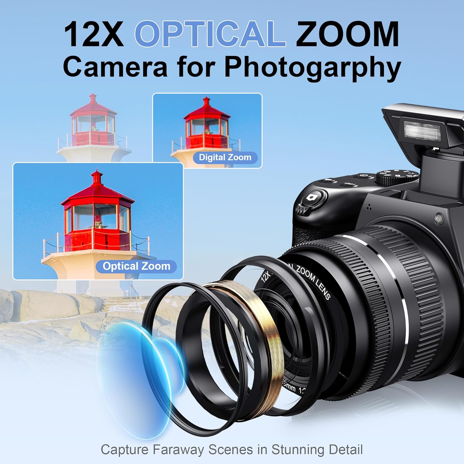 4K HD Digital Camera for Photo - Photography Natural Lighting ulasan dan harga