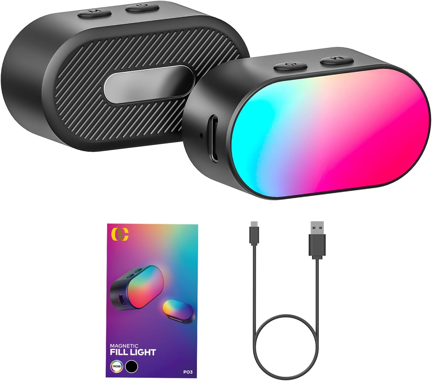 AOCHUAN Mini RGB Magnetic Fill - Photography Lighting Professional ulasan dan harga