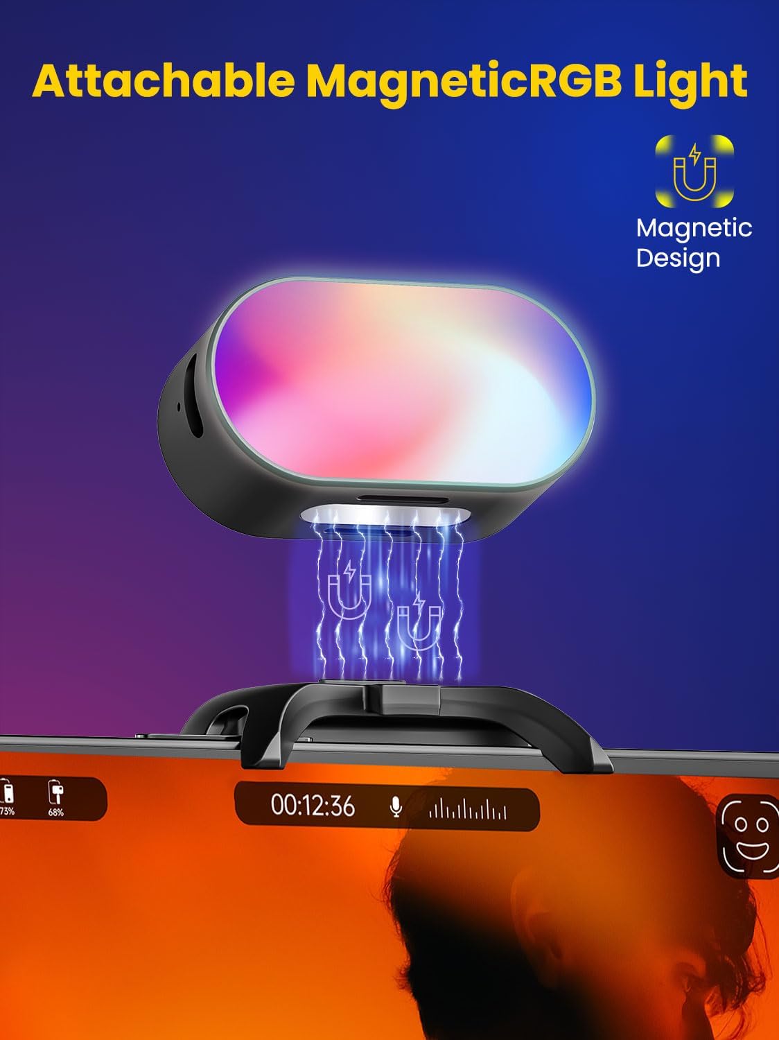 AOCHUAN Mini RGB Magnetic Fill - Photography Lighting Professional ulasan dan harga