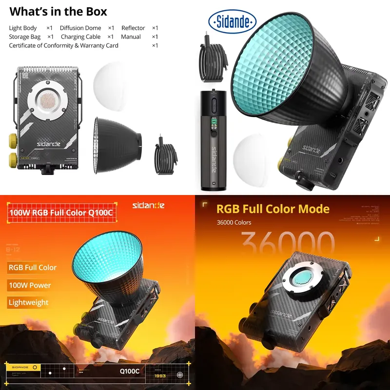 Brand For Sidande Q100C Q100Li - Lighting In Photography ulasan dan harga