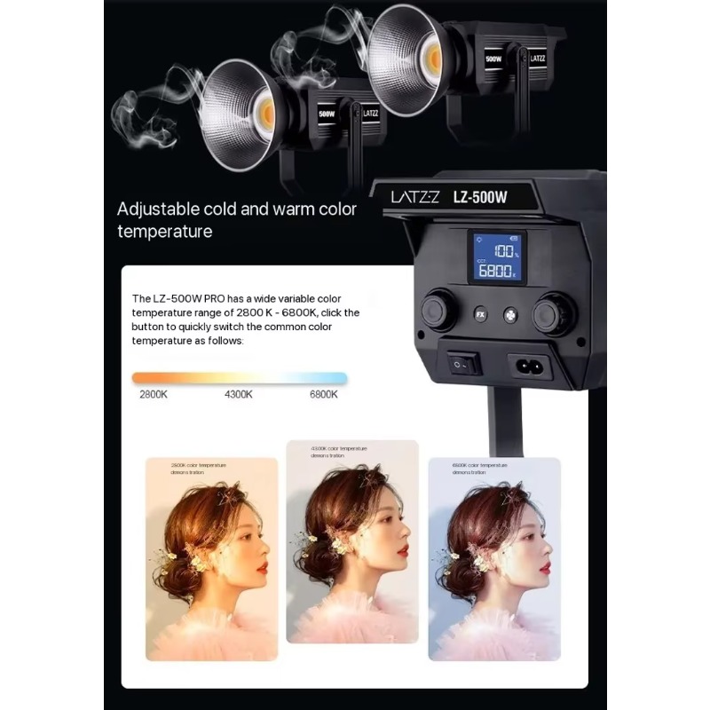 【Hot Sale】LATZZ 500W LED Video - Photography Lighting For Sale ulasan dan harga