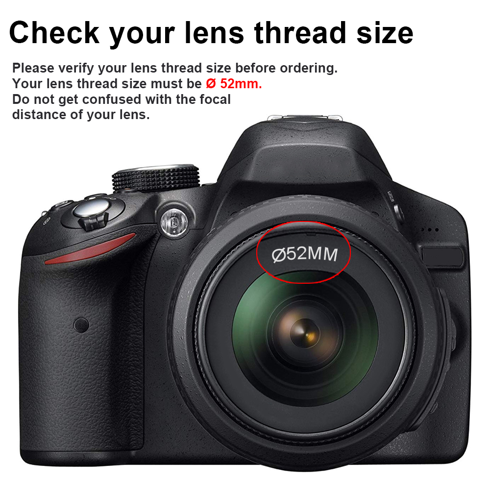 52MM 0.35x HD Wide Angle Fishe - Nikon Camera D3500 ulasan dan harga