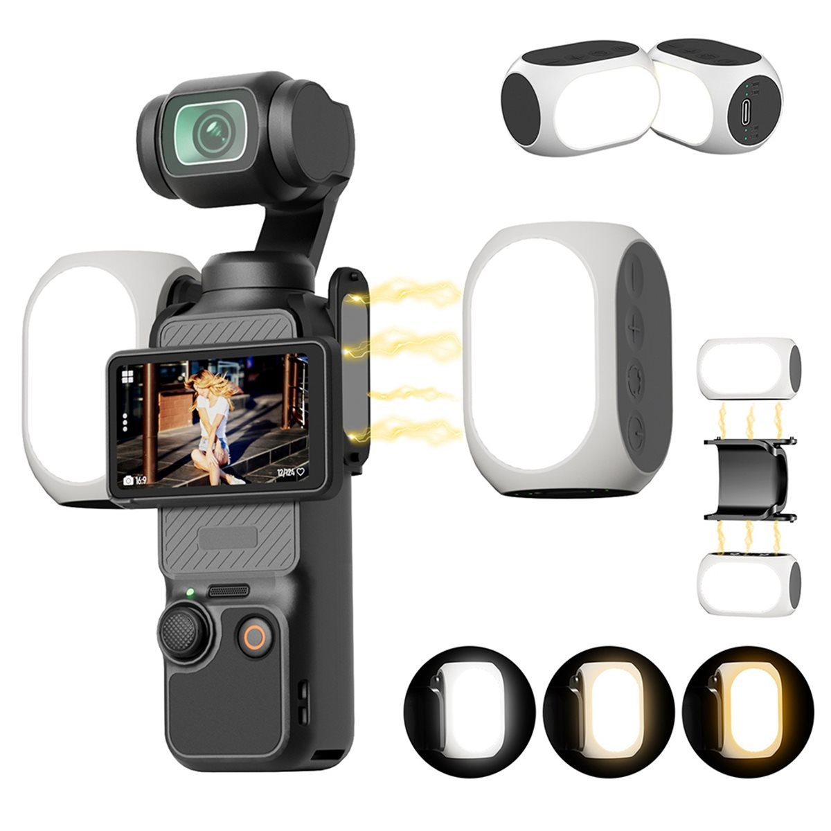 FLASH SALE-For Pocket 3 Fill L - Photography Lighting For Sale ulasan dan harga