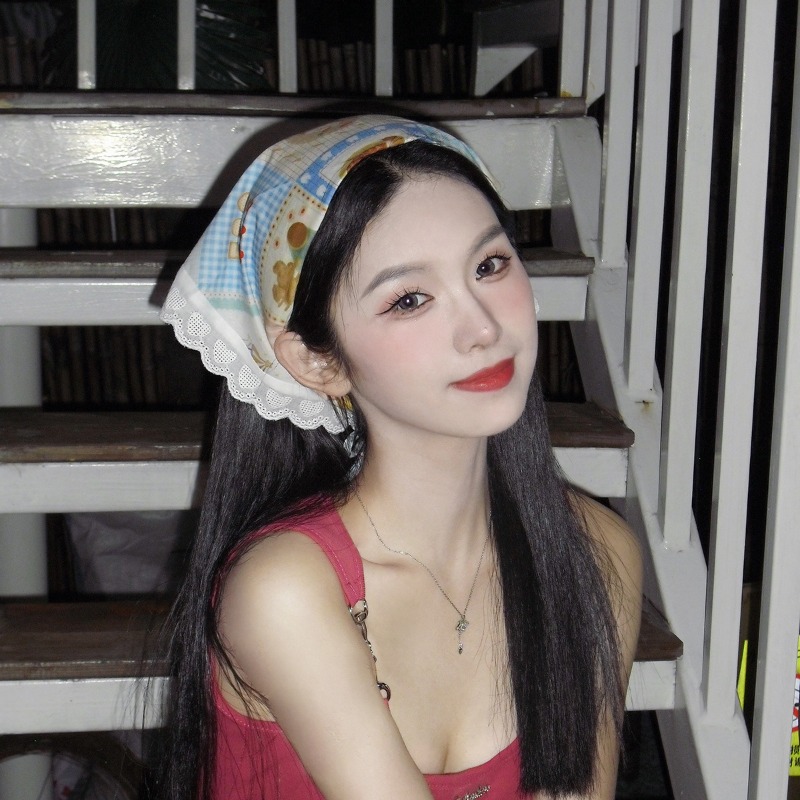 Sweet Floral Lace Triangle Hea - Photography Lighting Equipment ulasan dan harga