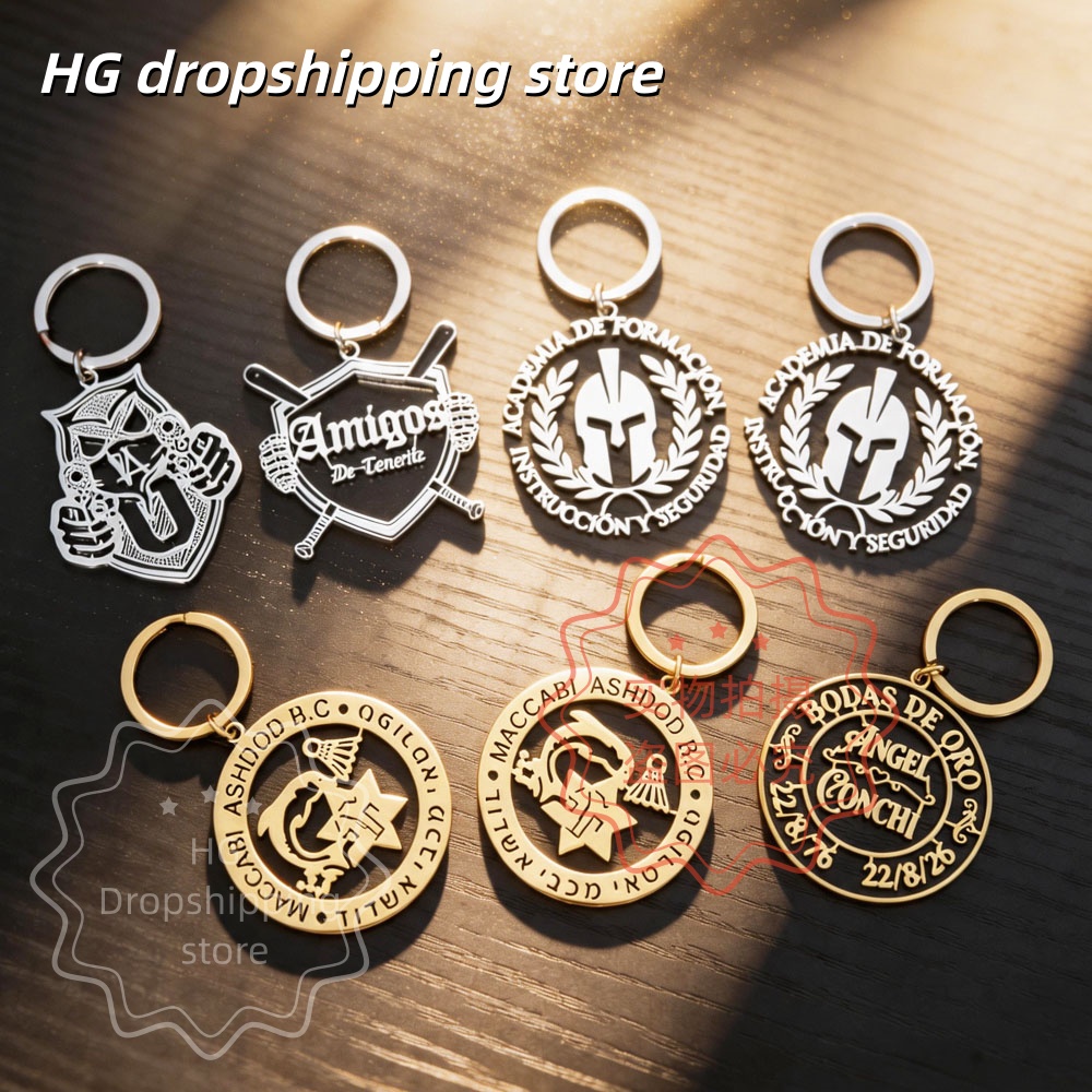Personalized Logo Keychain Who - Photography Lighting Equipment ulasan dan harga