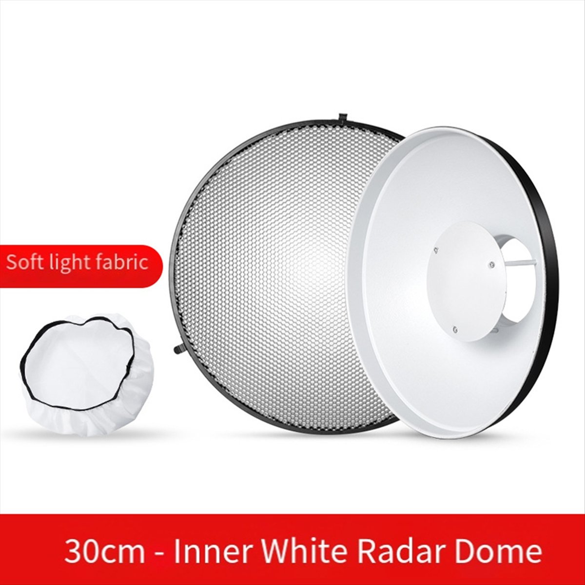 N05R 30cm Beauty Dish Reflecto - Photography Lighting Portrait ulasan dan harga