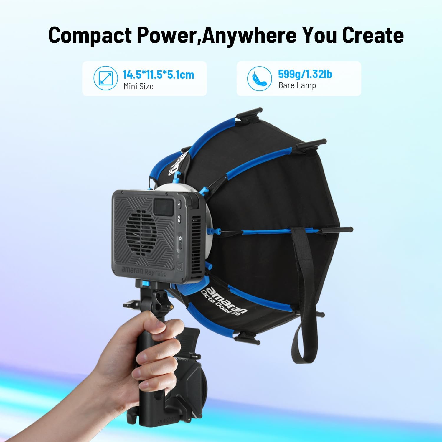 120W RGB LED Video Light, Port - Photography Lighting Mount ulasan dan harga