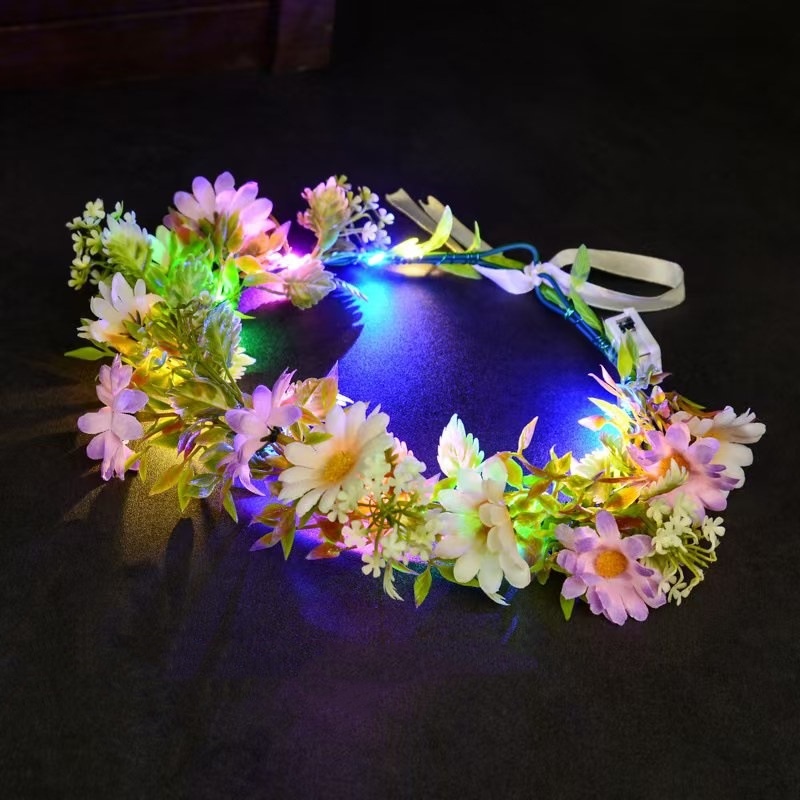LED Light Up Flower Crown Head - Photography Lighting Equipment ulasan dan harga
