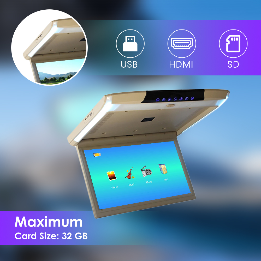 15.6 Inch Car Roof Monitor TV  - Photography Lighting Professional ulasan dan harga