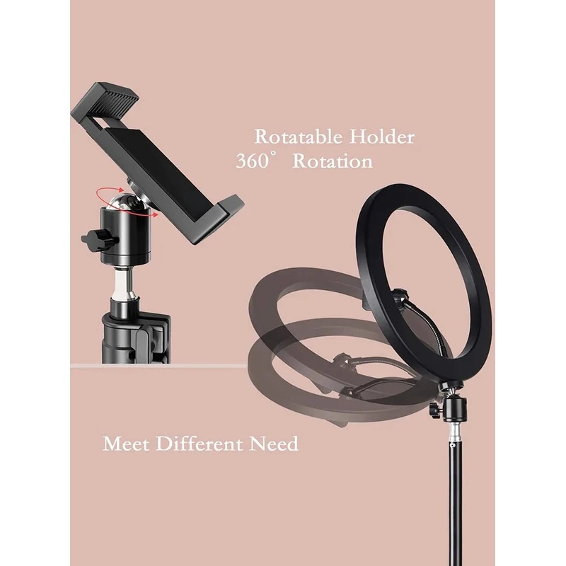 Desiontal 26cm Ring Light with - Photography Lighting Mount ulasan dan harga