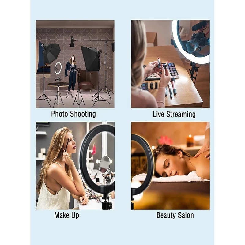Desiontal 26cm Ring Light with - Photography Lighting Mount ulasan dan harga