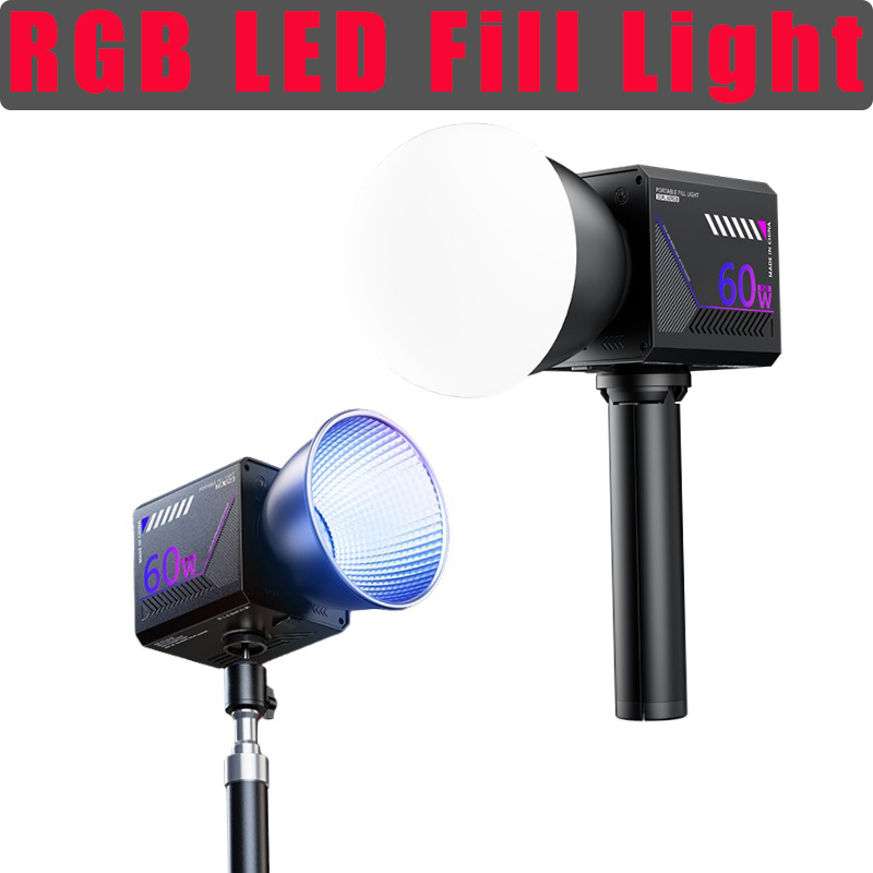 60W RGB Video Light Portable L - Photography Natural Lighting ulasan dan harga