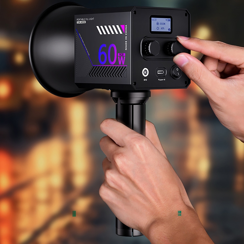 60W RGB Video Light Portable L - Photography Natural Lighting ulasan dan harga
