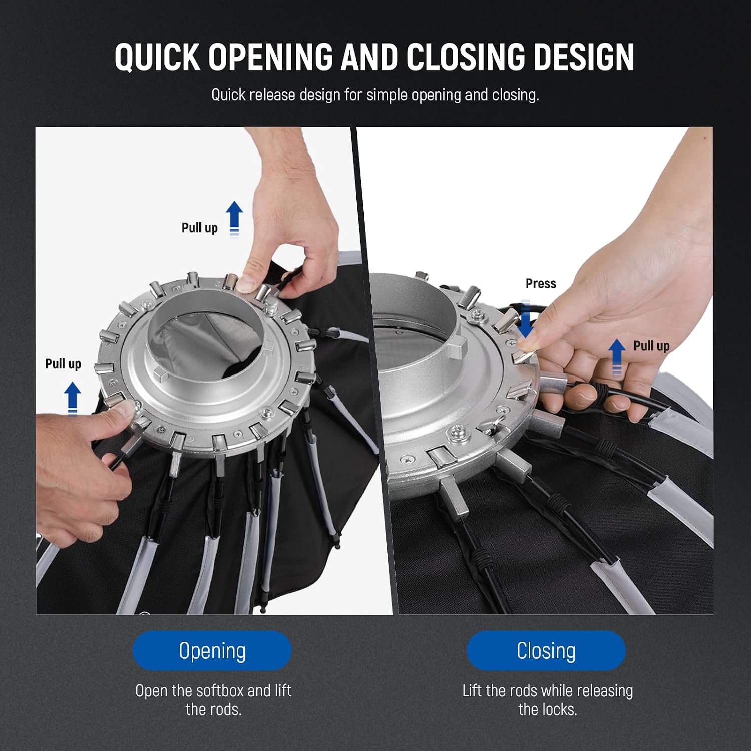 Parabolic Softbox with Bowens  - Photography Lighting Professional ulasan dan harga