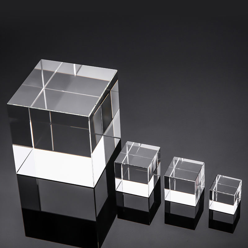 2 Pcs K9 Glass Cube Prism Righ - Lighting Effect In Photography ulasan dan harga