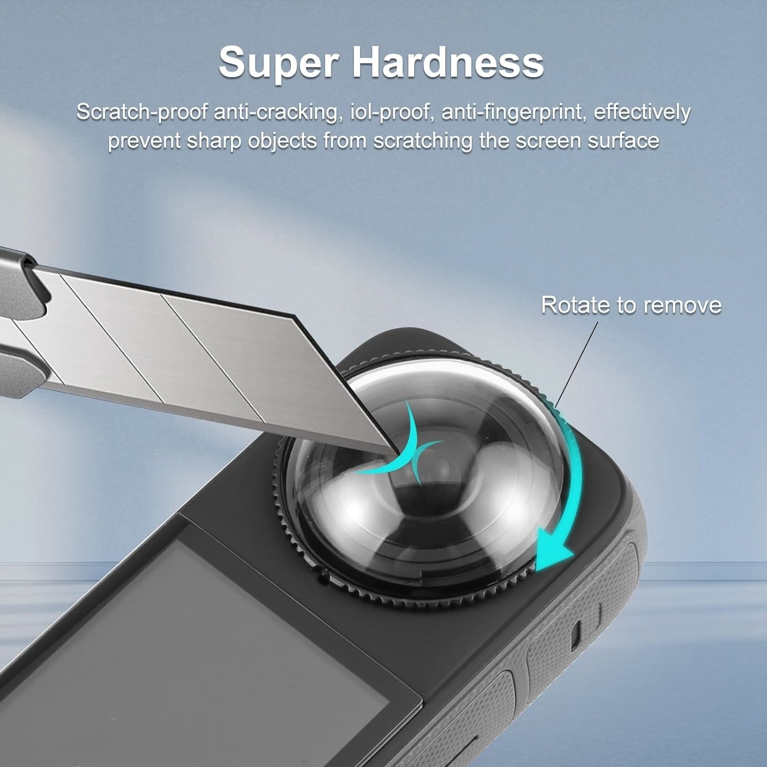 Tempered Glass Lens Guards Cap - Insta360 Camera X4 ulasan dan harga