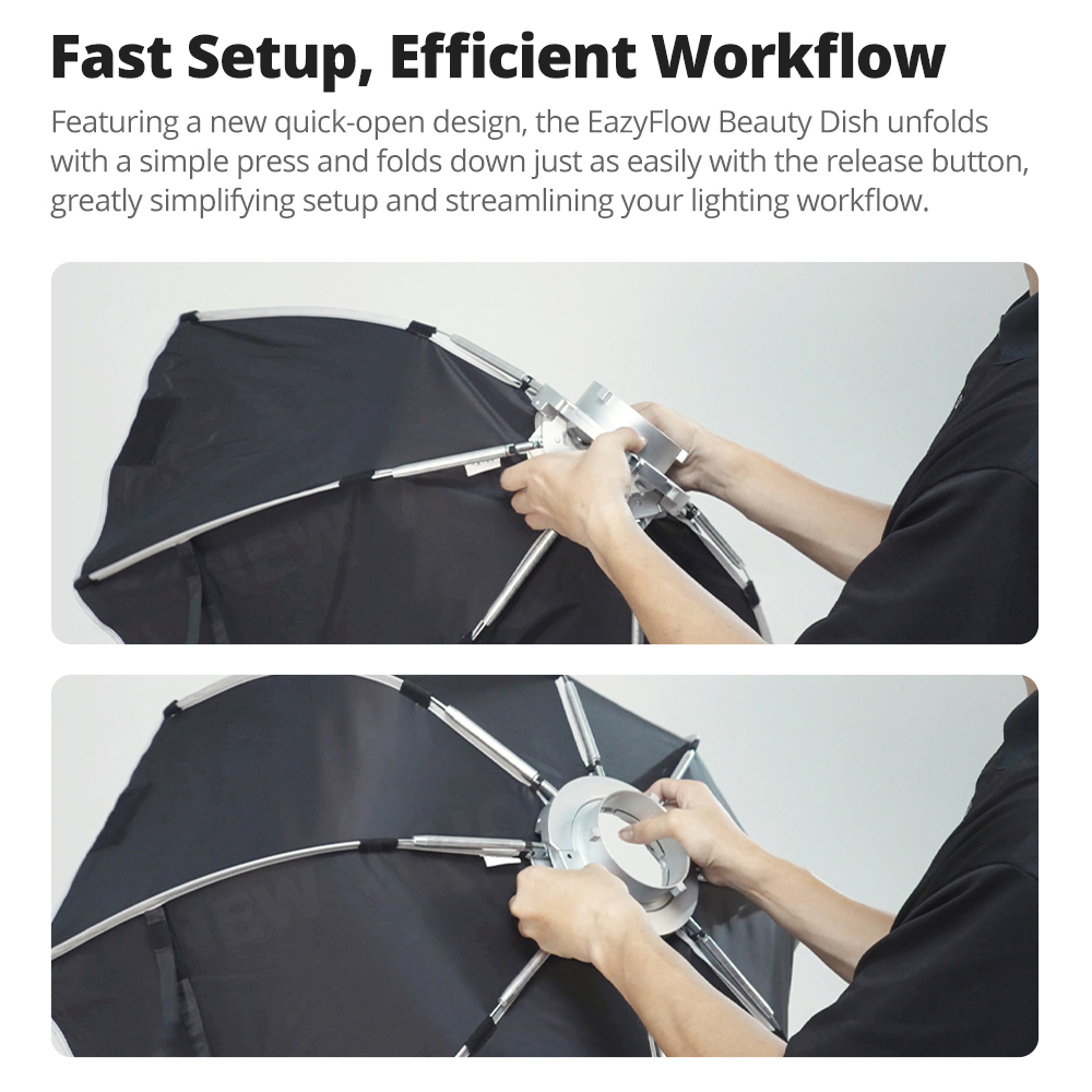 New Godox EazyFlow Beauty Dish - Photography Lighting Mount ulasan dan harga