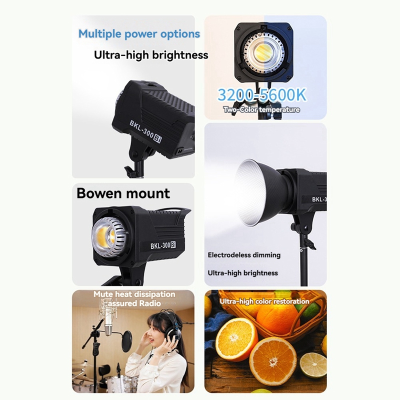 300W Bi LED Video Light, Conti - Lighting In Photography ulasan dan harga