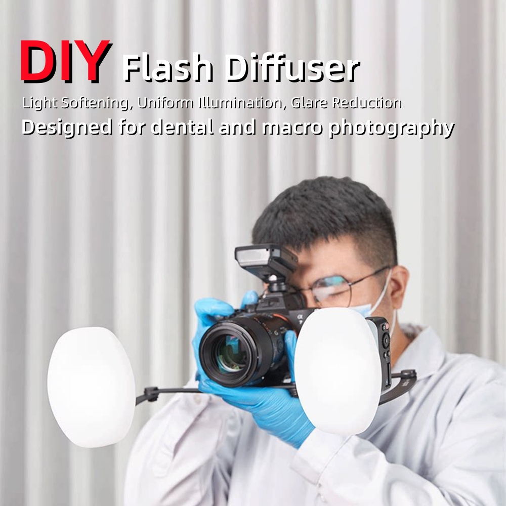 2pcs Silicone Softbox Dental M - Photography Natural Lighting ulasan dan harga