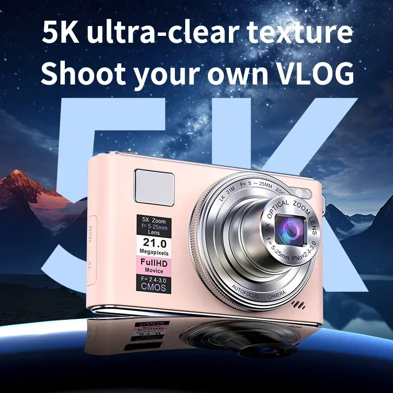 5K 64MP HD Digital Camera 5X O - Photography Natural Lighting ulasan dan harga
