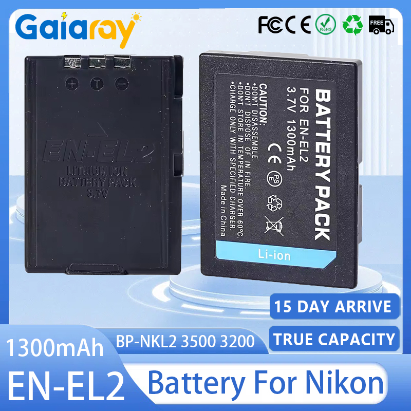 EN-EL2 Camera Battery 1300mAh  - Nikon Camera D3500 ulasan dan harga