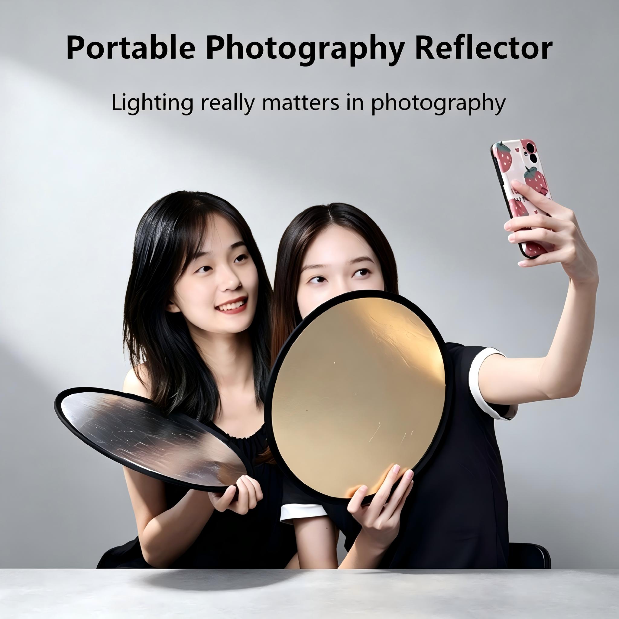 2-in-1 Dual Sided Gold Silver  - Photography Lighting Portrait ulasan dan harga