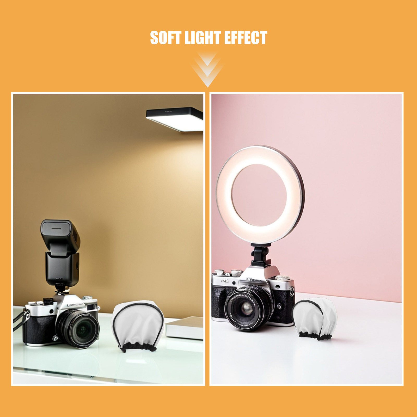 4Pcs Photography Softbox Diffu - Lighting Effect In Photography ulasan dan harga