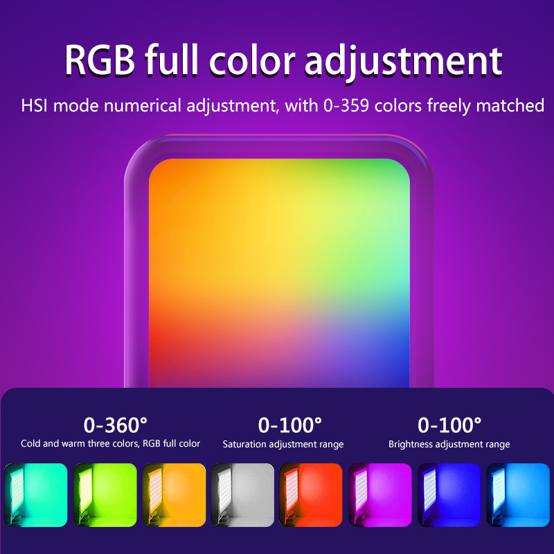 Portable Mini RGB Video Light  - Photography Lighting Mount ulasan dan harga