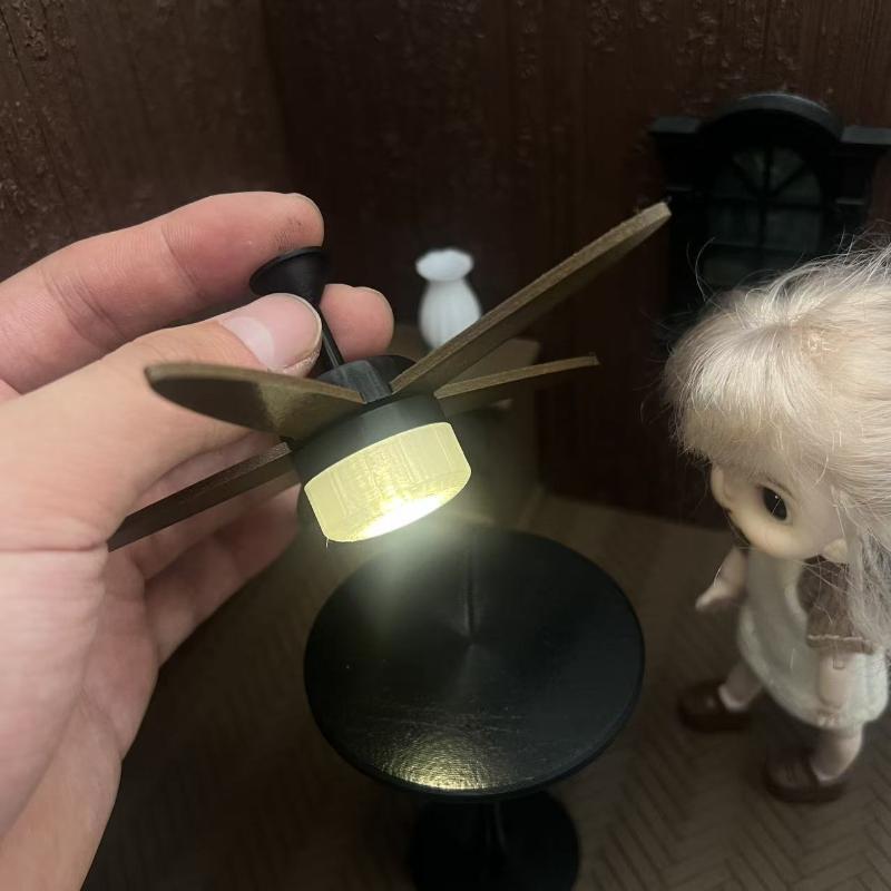 1/12 Mini Vintage Ceiling Fan  - Photography Natural Lighting ulasan dan harga