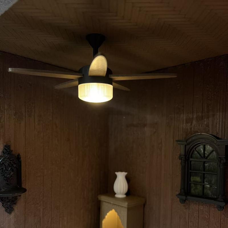 1/12 Mini Vintage Ceiling Fan  - Photography Natural Lighting ulasan dan harga